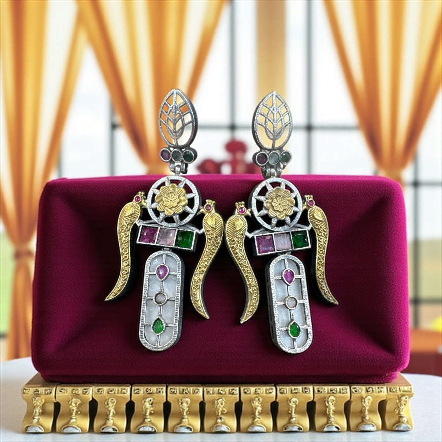 Royal Bloom Heritage Earrings