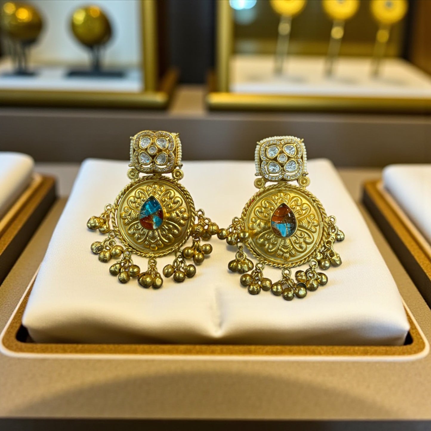 Heritage Kundan Earrings