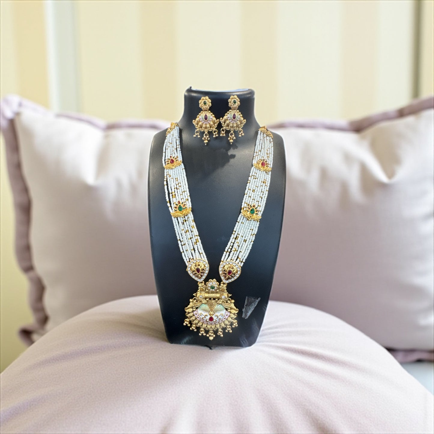 Pearl Maharani Polki Set 👑✨