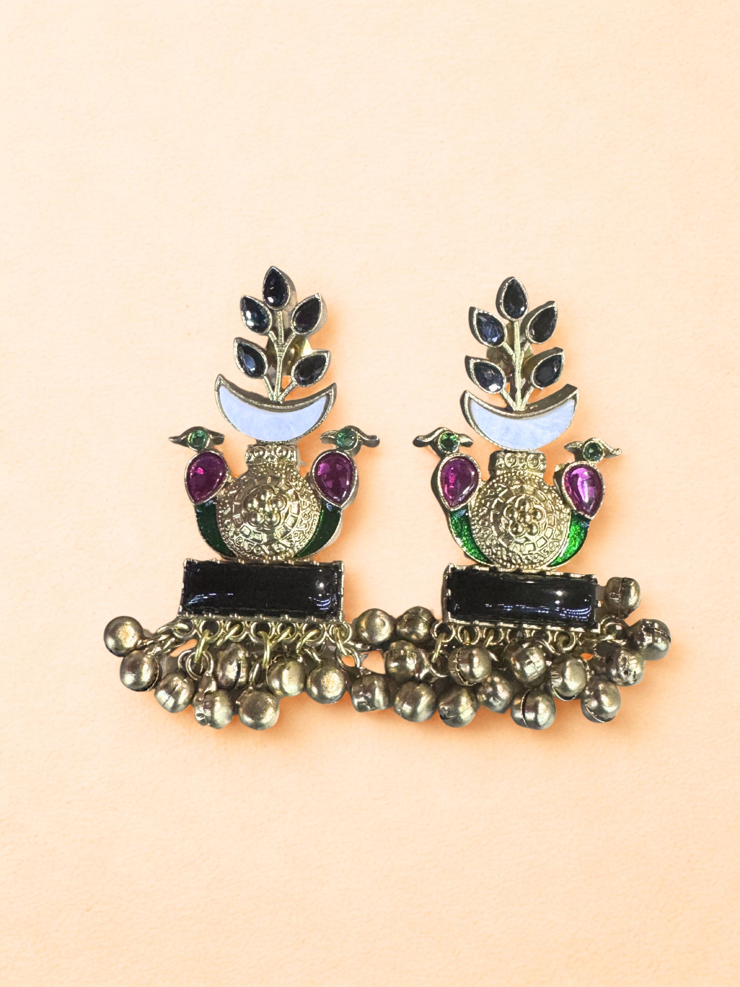 Regal Heritage Enamel Jhumka Drops