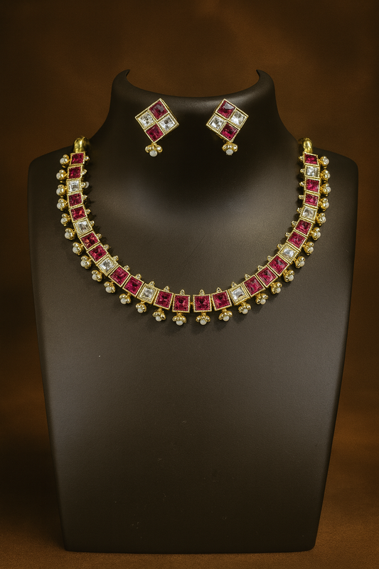 Emerald Radiance Choker Set