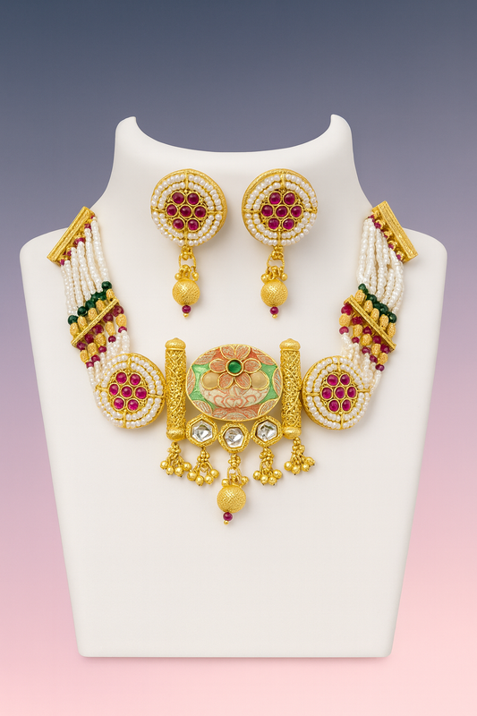 Royal Emerald Pearl Heritage Set