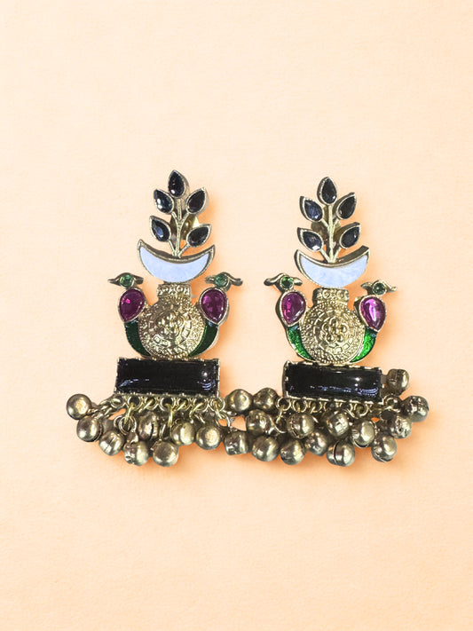 Regal Heritage Enamel Jhumka Drops